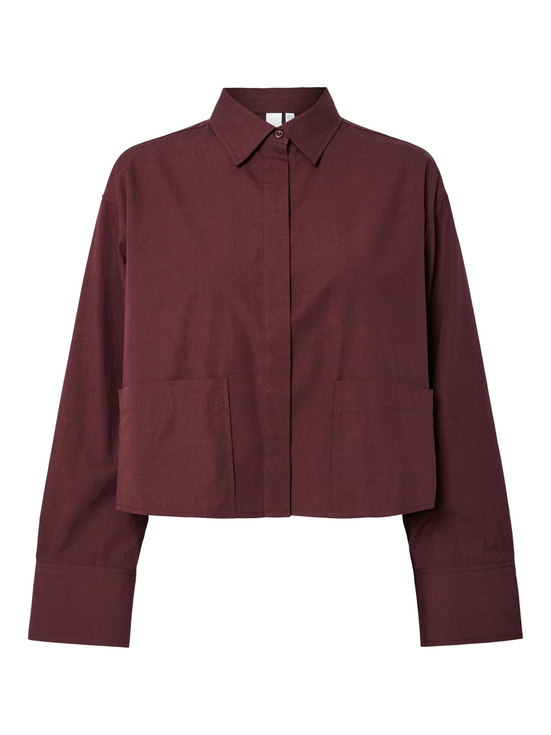 Y.A.S - YASLEE LS SHORT SHIRT S. NOOS port royale - Gr. - 42 von Y.A.S