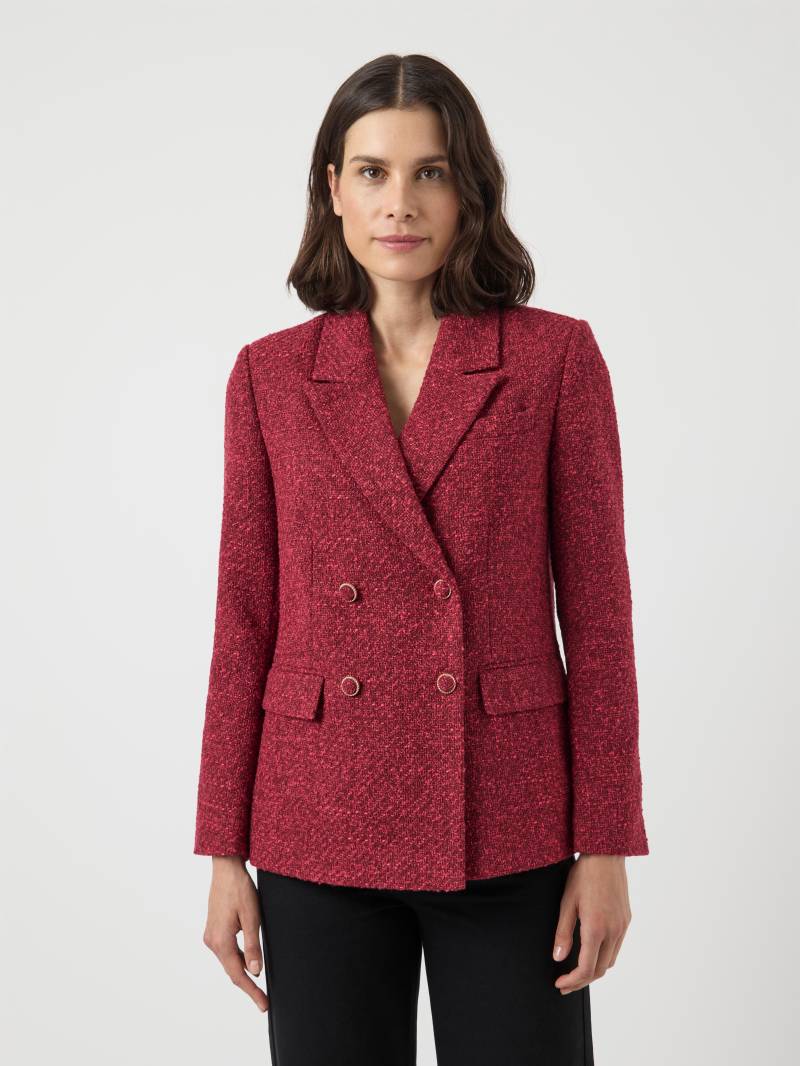 Y.A.S - YASPETRA LS BOUCLE BLAZER S. NOOS tibetan red - Gr. - 40 von Y.A.S