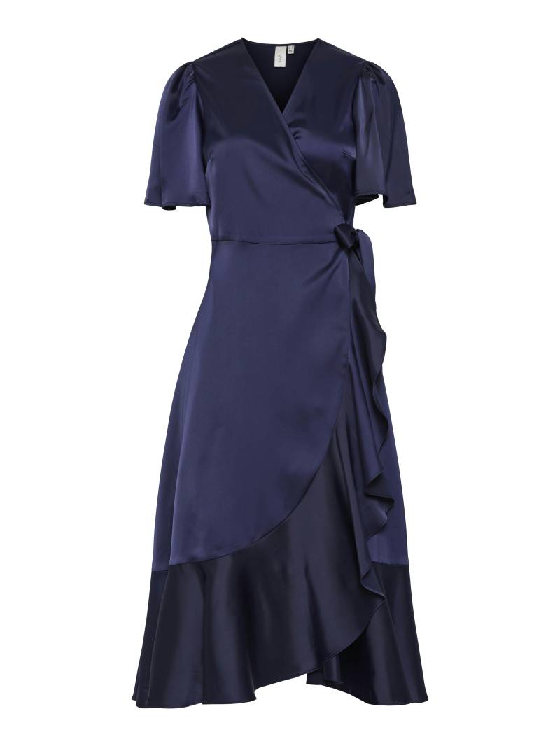 Y.A.S - YASTHEA 2/4 MIDI WRAP DRESS S. NOOS evening blue - Gr. - 38 von Y.A.S