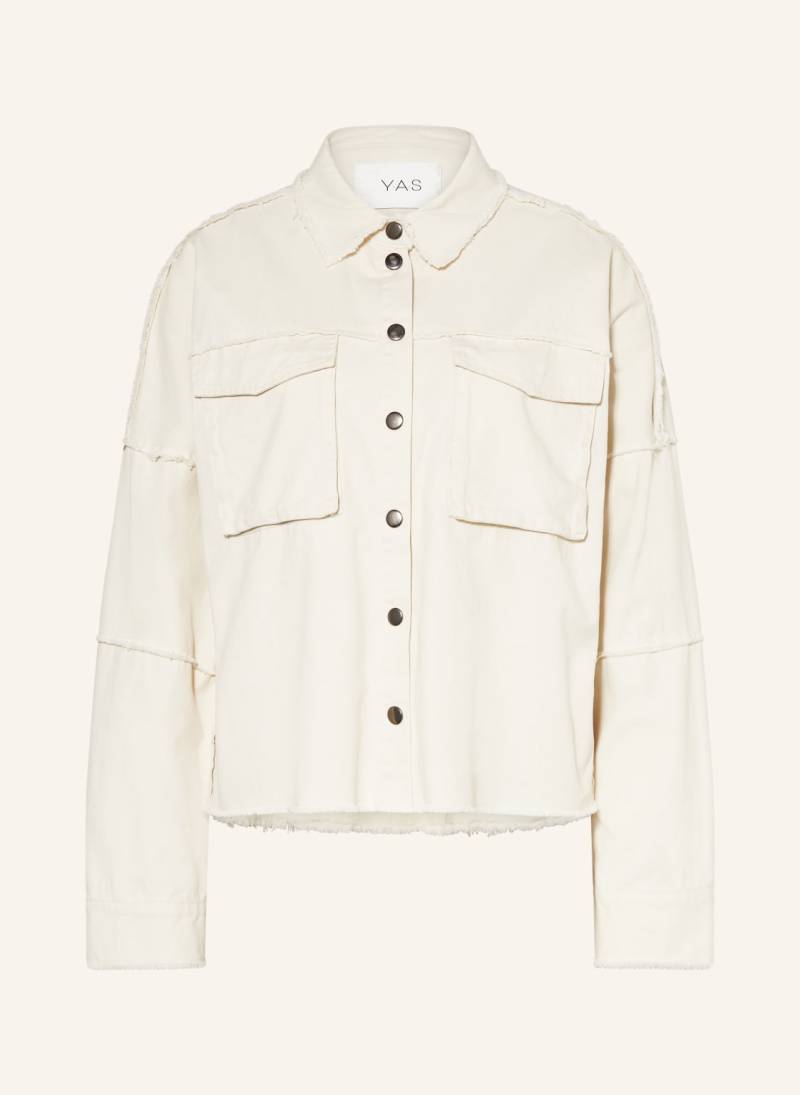Y.A.S. Jeansblouson Mit Schmucksteinen weiss Y.A.S. Jeansblouson Mit Schmucksteinen weiss von Y.A.S.
