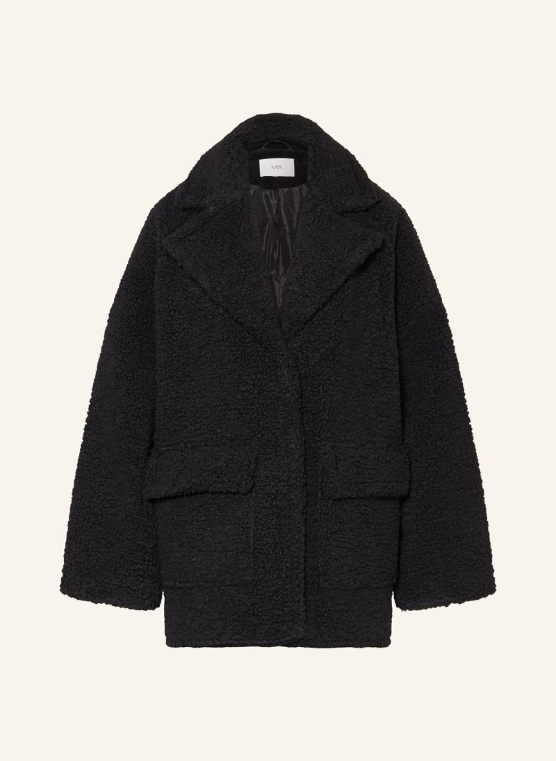 Y.A.S. Teddyfell-Jacke schwarz von Y.A.S.