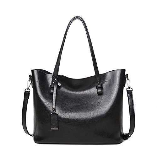 YAAGLE Damen Ledertasche weich Tote Beutel Handtasche Wasserdicht Schultertasche Umhängetasche von YAAGLE