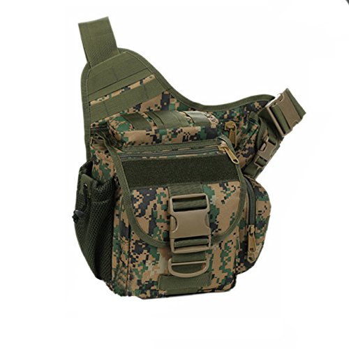 YAAGLE Tarnung satteltasches Paket Bauchtasche gürteltasche hüfttasche Umhängetasche Kameratasche Outdoor Schultertasche militärisches satteltasches Paket-Tarnung 3 von YAAGLE