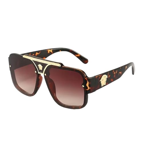 YAAYAGO Damen-Sonnenbrille UV400 Sonnenbrille Für Männer Und Frauen Große Sonnenbrille-A von YAAYAGO