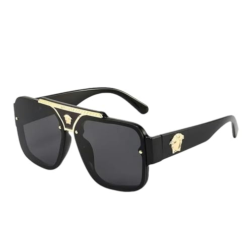 YAAYAGO Damen-Sonnenbrille UV400 Sonnenbrille Für Männer Und Frauen Große Sonnenbrille-C von YAAYAGO