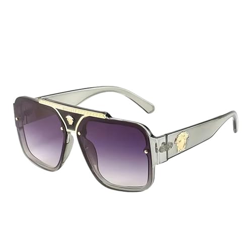 YAAYAGO Damen-Sonnenbrille UV400 Sonnenbrille Für Männer Und Frauen Große Sonnenbrille-E von YAAYAGO