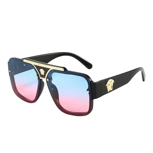 YAAYAGO Damen-Sonnenbrille UV400 Sonnenbrille Für Männer Und Frauen Große Sonnenbrille-G von YAAYAGO