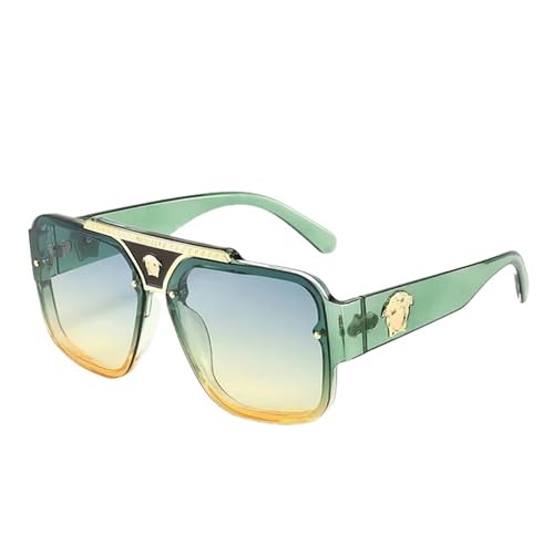YAAYAGO Damen-Sonnenbrille UV400 Sonnenbrille Für Männer Und Frauen Große Sonnenbrille-H von YAAYAGO