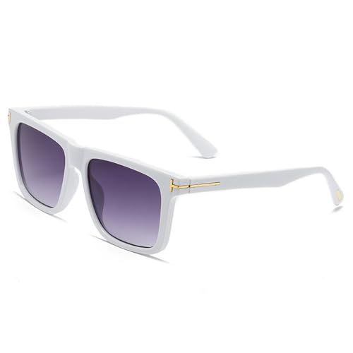 YAAYAGO Sonnenbrille Damen T-Förmige Modische Personalisierte Quadratrahmen Outdoor-Sport-Sonnenbrillen Für Männer Und Frauen-C1-A von YAAYAGO