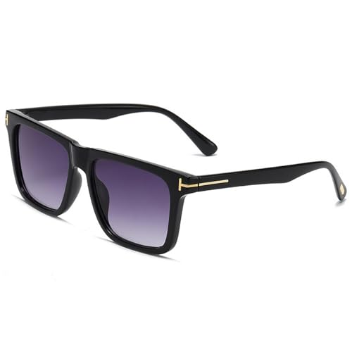 YAAYAGO Sonnenbrille Damen T-Förmige Modische Personalisierte Quadratrahmen Outdoor-Sport-Sonnenbrillen Für Männer Und Frauen-C2-A von YAAYAGO