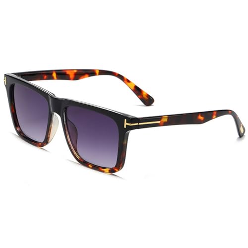 YAAYAGO Sonnenbrille Damen T-Förmige Modische Personalisierte Quadratrahmen Outdoor-Sport-Sonnenbrillen Für Männer Und Frauen-C4-A von YAAYAGO