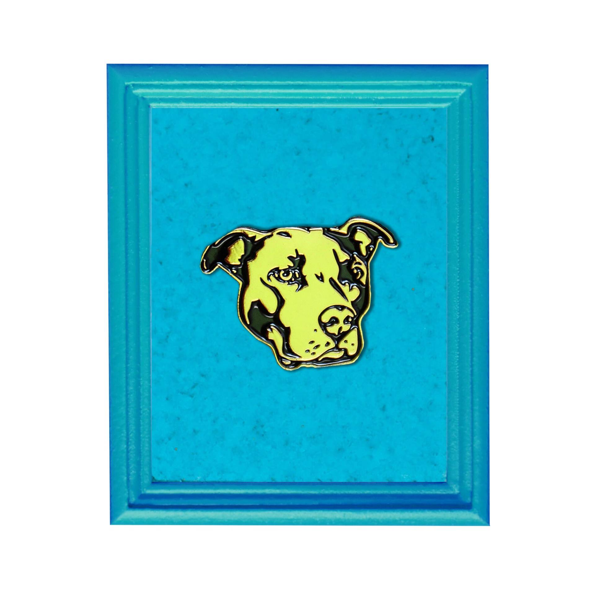 Pitbull Gold Emaille Pin Individuell Eingerahmtes Hunde Liebhaber Geschenk Pitbull Gold Emaille Pin Individuell Eingerahmtes Hunde Liebhaber Geschenk von YADAYADAYADACO