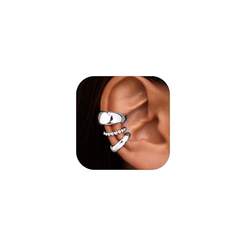 YADOCA Ear Cuff Gold Ohrmanschette Ohrringe Ohne Ohrloch Earcuffs Silber Helix Knorpel Clip auf Wickelohrring Fakepircings Ear Cuffs Ohrklemme YADOCA Ear Cuff Gold Ohrmanschette Ohrringe Ohne Ohrloch Earcuffs Silber Helix Knorpel Clip auf Wickelohrring Fakepircings Ear Cuffs Ohrklemme von YADOCA