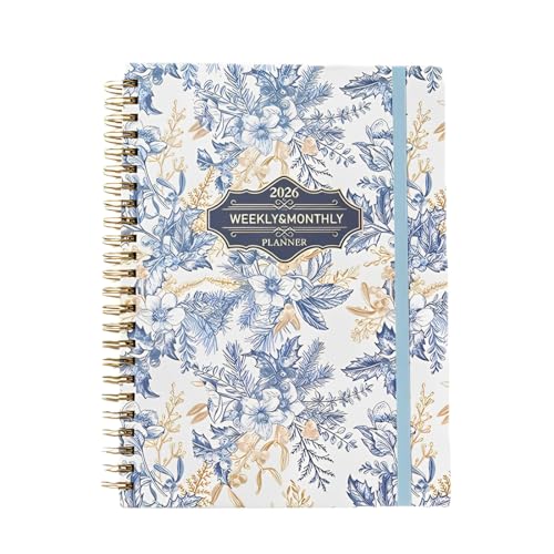 YAFLUG 1 Stück Kalender 2026 Wochenplaner 22 X 16Cm, 12-Monate-Terminplaner (Jan.2026-Dez.2026),Buchkalender 2026,Wochenplaner 2026,Kalender 2026 Buchkalender,Terminplaner 2026 von YAFLUG