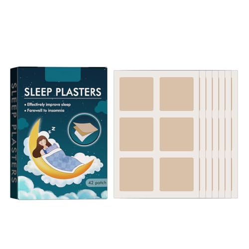 YAFLUG 42 Stück Sleep Token Patch, Ganz Natürliche Tiefschlafpflaster, Schlaf Patches, Schlaf Aids Schlaf Patch Zur Verbesserung Last All Night Für Männer Und Frau (C) von YAFLUG