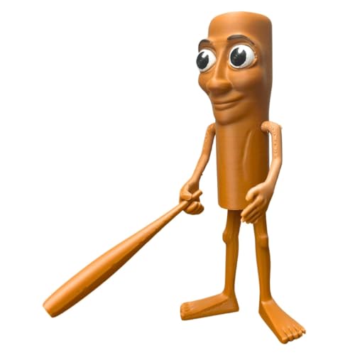 YAFLUG Tung Tung Tung Sahur Brainrot Figuren, Exklusive 3D gedruckte Sammelfigur für Tralalero Fans, Premium Kollektionsdekoration mit Detailverliebtheit, Einzigartiges Design Spielzeug von YAFLUG