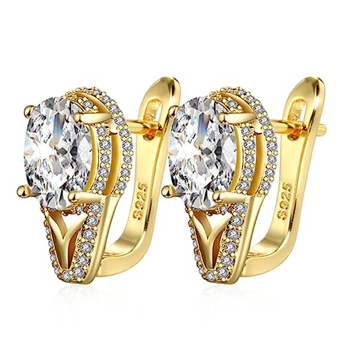 Trendy Geometric CZ Zircon Stud Earrings For Women Gold Color Zirconia Bridal Wedding Earrings Ear Studs Fashion Jewelry Trendy Geometric CZ Zircon Stud Earrings For Women Gold Color Zirconia Bridal Wedding Earrings Ear Studs Fashion Jewelry von YAHOYA