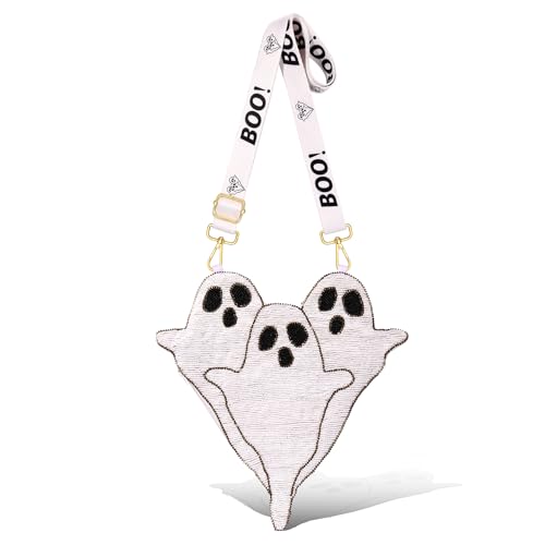 YAHPERN Halloween-Geldbörse für Damen, mit Perlen, Kürbis, Totenkopf, Umhängetasche, Halloween-Outfits, Kostüm, Partyzubehör, Mehrfarbig, Stil D YAHPERN Halloween-Geldbörse für Damen, mit Perlen, Kürbis, Totenkopf, Umhängetasche, Halloween-Outfits, Kostüm, Partyzubehör, Mehrfarbig, Stil D von YAHPERN