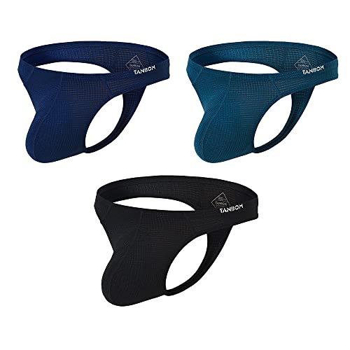 YAHWULAI Herren G-String Unterwäsche Sexy Hautfreundlich und Bequem durch den Großen Beutel ohne Etikett 3 Multi 3XL von YAHWULAI