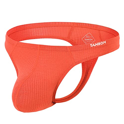 YAHWULAI Herren G-String Unterwäsche Sexy Hautfreundlich und Bequem durch den Großen Beutel ohne Etikett Orange XL YAHWULAI Herren G-String Unterwäsche Sexy Hautfreundlich und Bequem durch den Großen Beutel ohne Etikett Orange XL von YAHWULAI