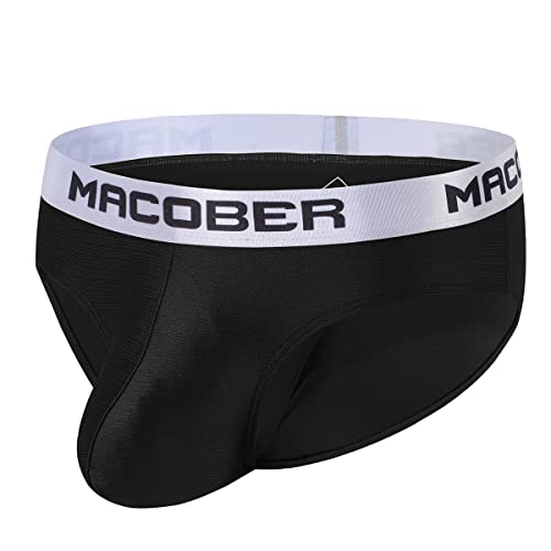 YAHWULAI Herren Niedrige Taille Slip - Weich und Bequem, Leicht und Atmungsaktiv L Black von YAHWULAI