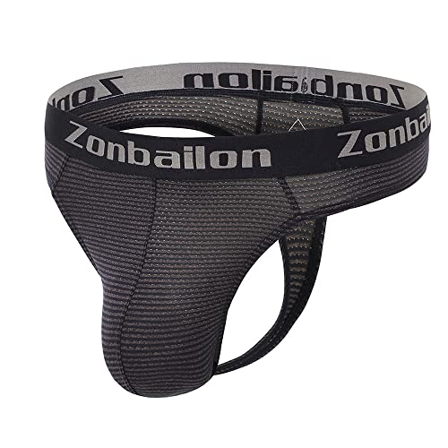 YAHWULAI Herren String Tanga-Design Atmungsaktiv Komfortabel und Hautfreundlich Sexy Formgebend Schwarz XL von YAHWULAI
