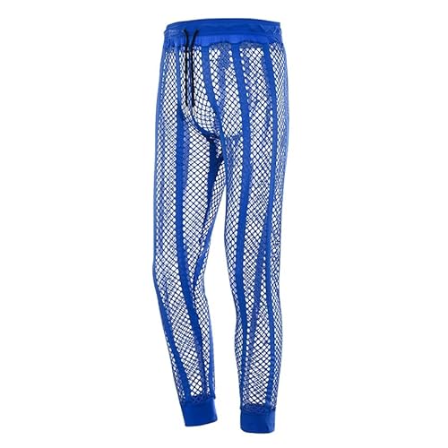 YAHWULAI Mens Adjustable Waistband Pants Vibrant Breathable Stylish Trousers Cailan L von YAHWULAI