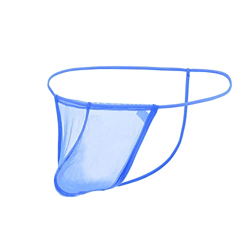 YAHWULAI Herren Strings aus Weichem und Bequemem Material mit elastischem Bund Perfekt für den Sommer Blau 3XL von YAHWULAI