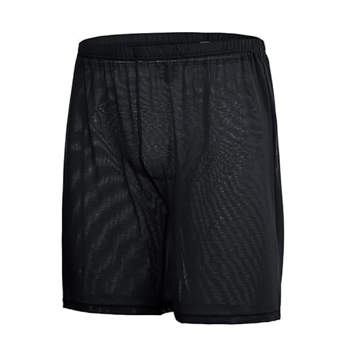 YAHWULAI Mens Mesh Casual Comfortable Shorts Breathable Lightweight Relax Shorts HEI L von YAHWULAI