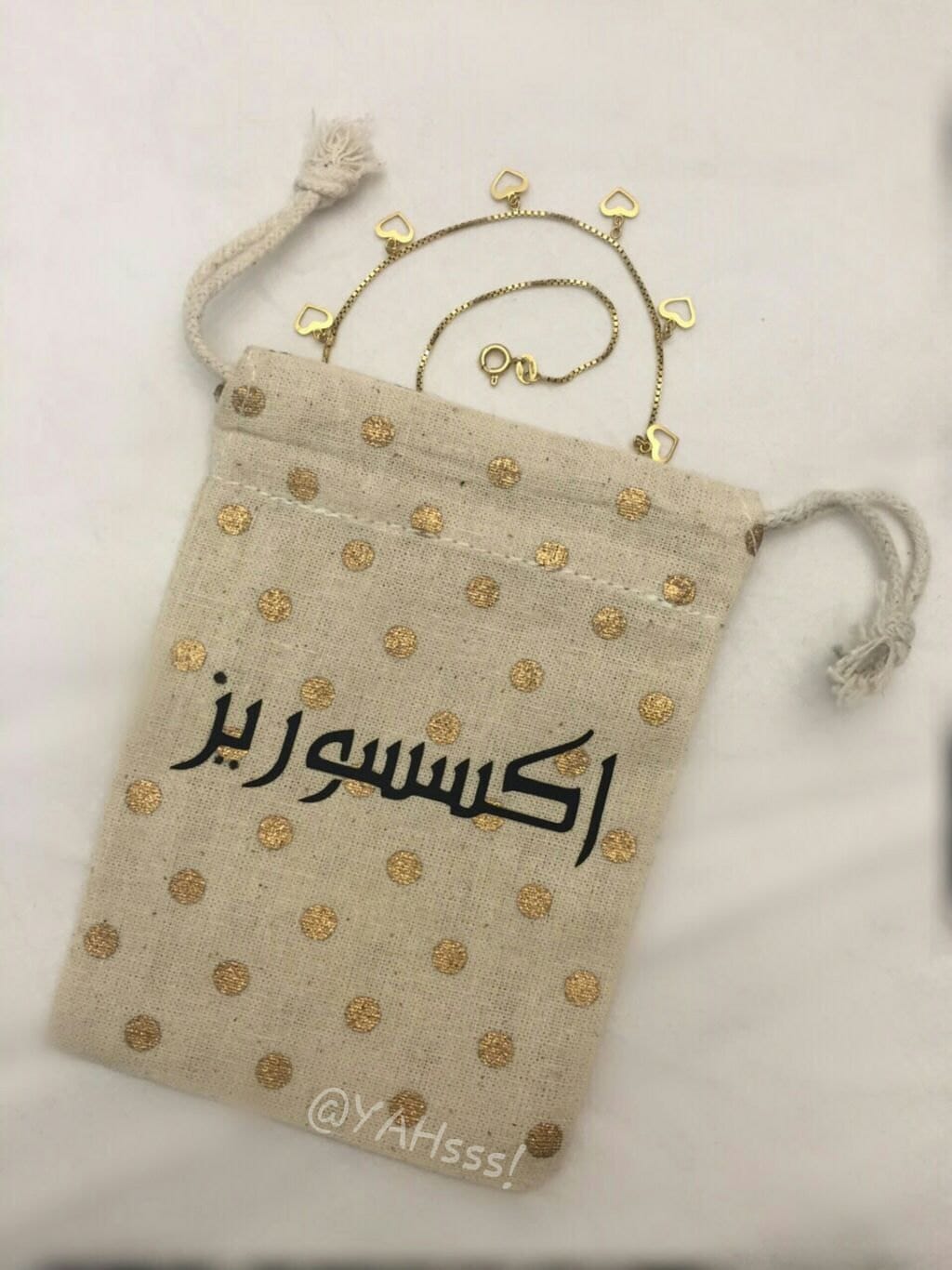 Accessoires Kordelzugbeutel/Arabic Gold von YAHsss