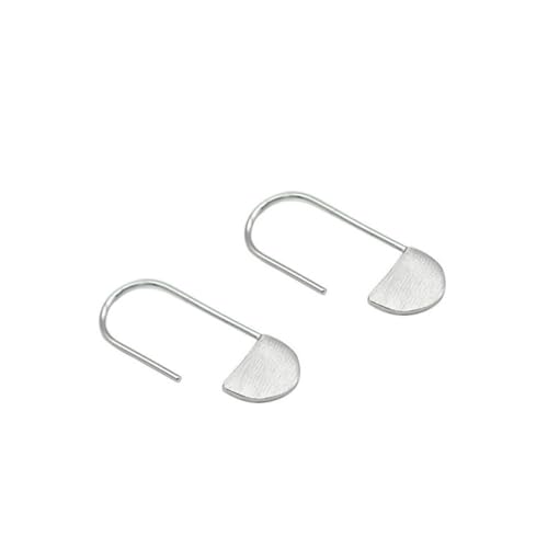 925er Ohrringe Damen, Gebürstete Büroklammer-Ohrnadel, Minimalistischer Stil, Persönlichkeit, Weibliche Ohrringe, Hochzeit, Verlobung, Mädchen-Ohrstecker, Schmuck-Accessoire von YAIEWNE