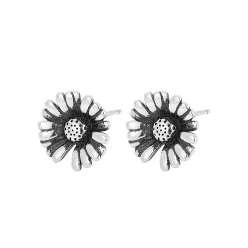 925er Ohrringe Damen, Persönlichkeit Vintage Daisy Ohrstecker, Temperament Vintage Mode Sonnenblume Glänzende Ohrringe, Festival Freundschaft Mädchen Paar Ohrnadel Schmuck Geschenk von YAIEWNE