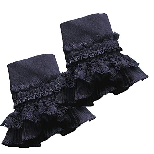 YAKEFJ Stretch-Armband mit Blumenmuster, Spitze, 1 Paar, One Size, Nylon Polyester von YAKEFJ