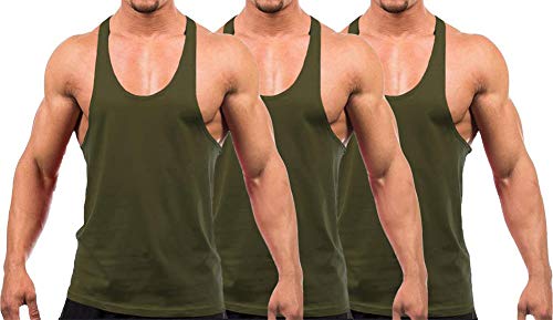 YAKER Herren Tanktop mit Y-Rücken, blanko, für Bodybuilding, Fitnessstudio - Gr�n - Mittel YAKER Herren Tanktop mit Y-Rücken, blanko, für Bodybuilding, Fitnessstudio - Gr�n - Mittel von YAKER