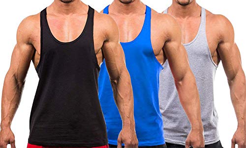 YAKER Herren Tanktop mit Y-Rücken, blanko, für Bodybuilding, Fitnessstudio - - Mittel YAKER Herren Tanktop mit Y-Rücken, blanko, für Bodybuilding, Fitnessstudio - - Mittel von YAKER