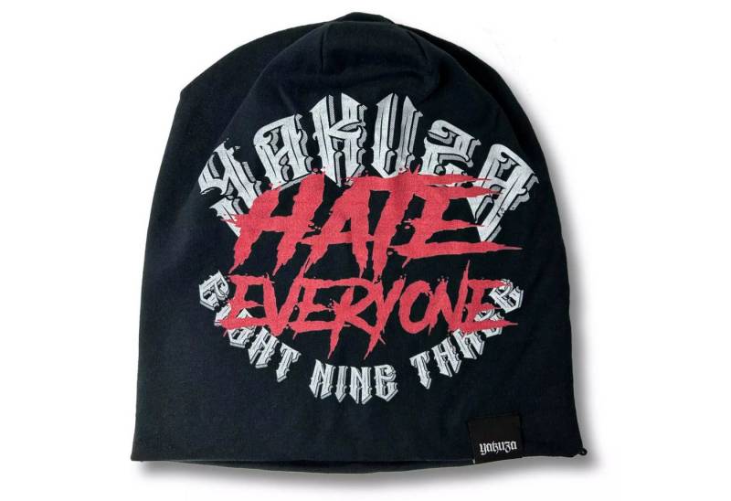 YAKUZA Beanie Unisex Hate/Tweak Beanie Mütze angenehmes Tragegefühl YAKUZA Beanie Unisex Hate/Tweak Beanie Mütze angenehmes Tragegefühl von YAKUZA