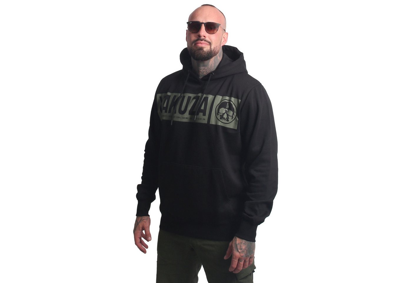 YAKUZA Hoodie Basic Bleak von YAKUZA