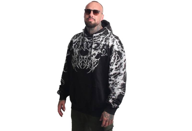 YAKUZA Hoodie Reignz im Oversized Look mit angesagter Acid Waschung von YAKUZA