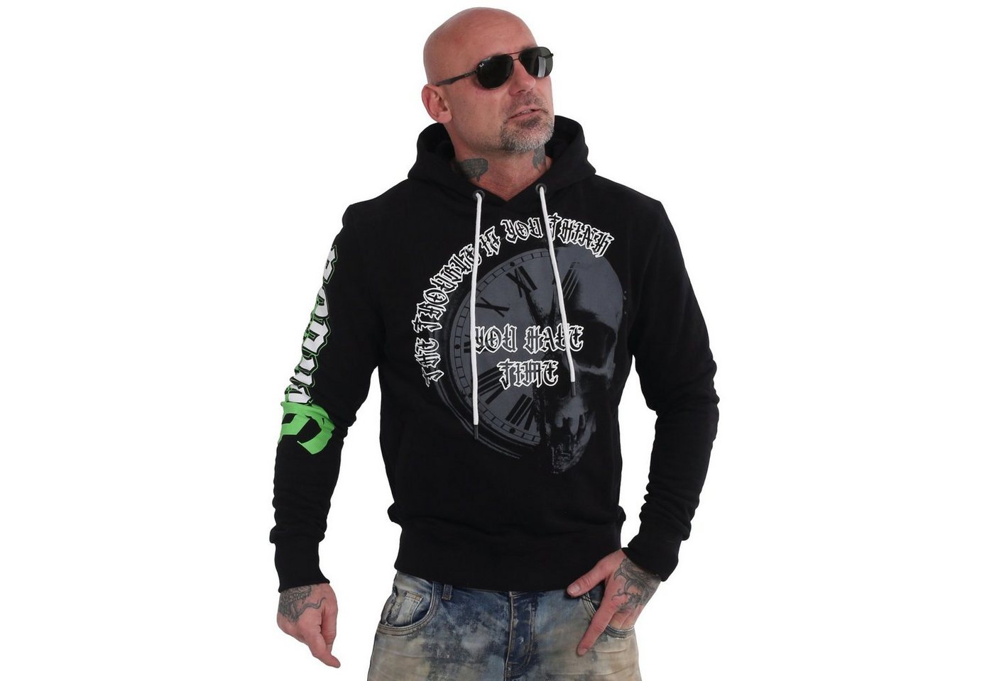 YAKUZA Hoodie Time Trouble von YAKUZA