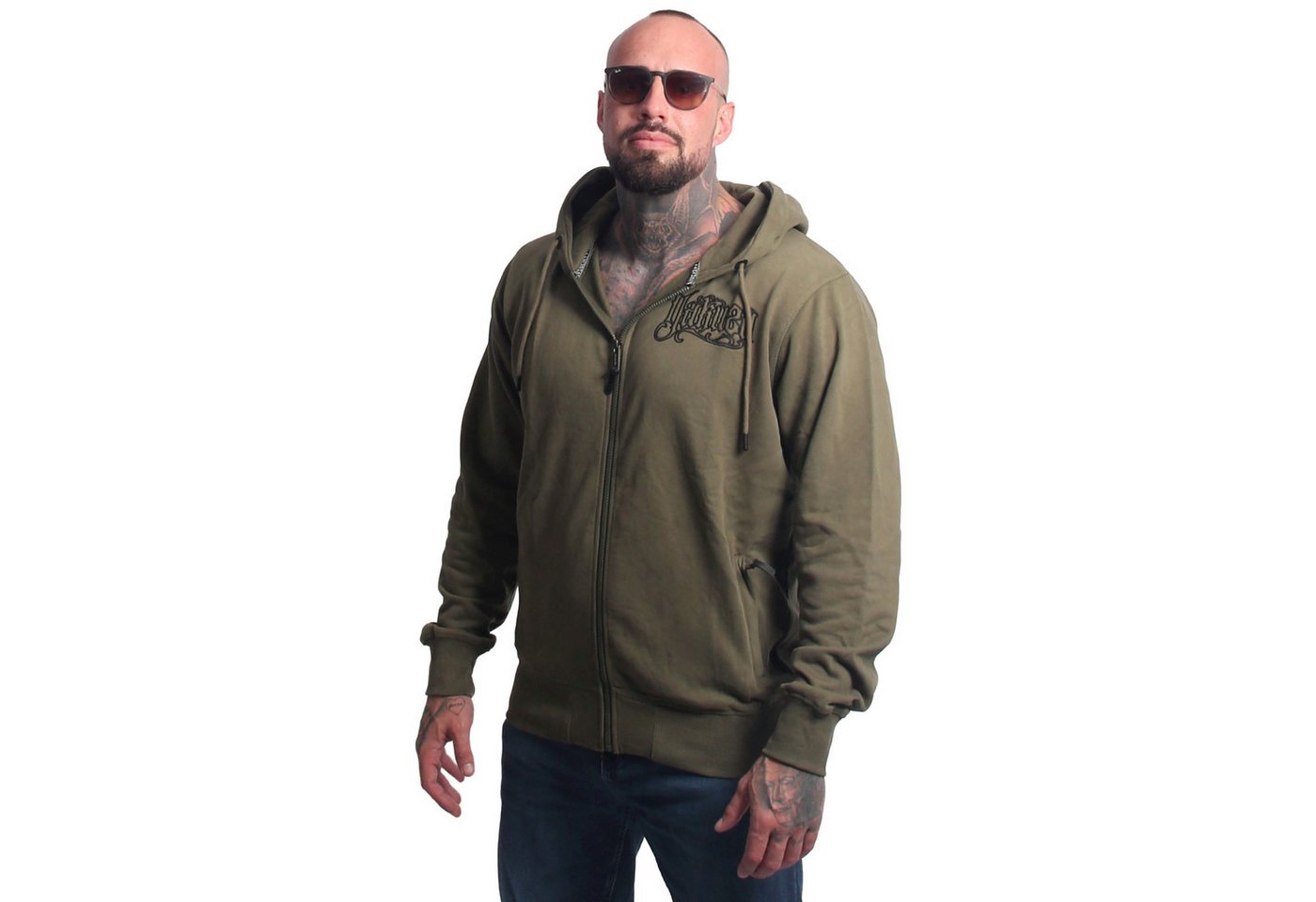 YAKUZA Kapuzensweatjacke Needle von YAKUZA