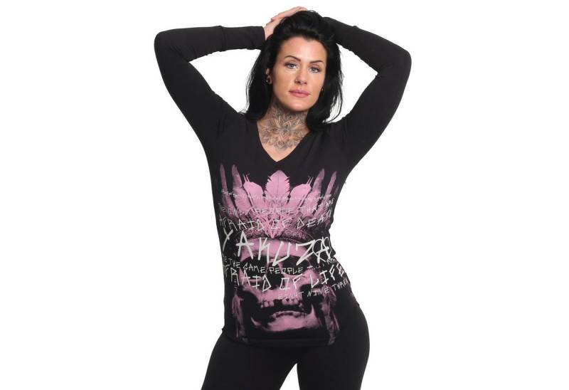 YAKUZA Langarmshirt Afraid mit schmaler Passform von YAKUZA