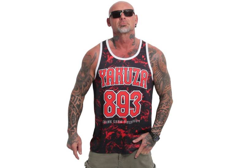 YAKUZA Muskelshirt Varsity aus hochwertigem Mesh-Stoff von YAKUZA