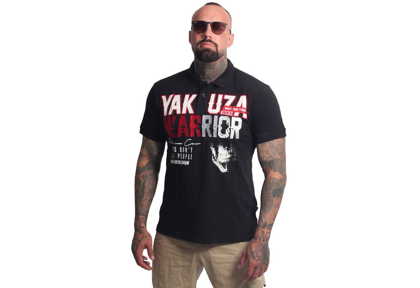 YAKUZA Poloshirt Warrior von YAKUZA