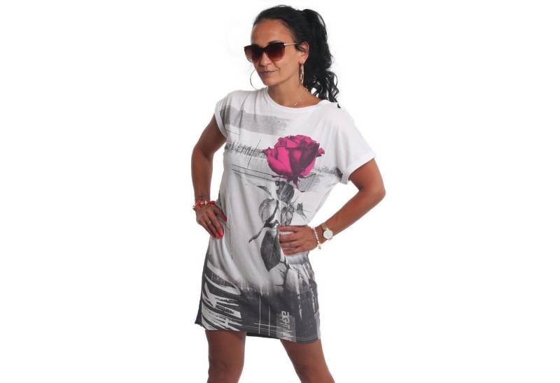 YAKUZA Shirtkleid Shirtkleid Diffuse Urban Jersey von YAKUZA