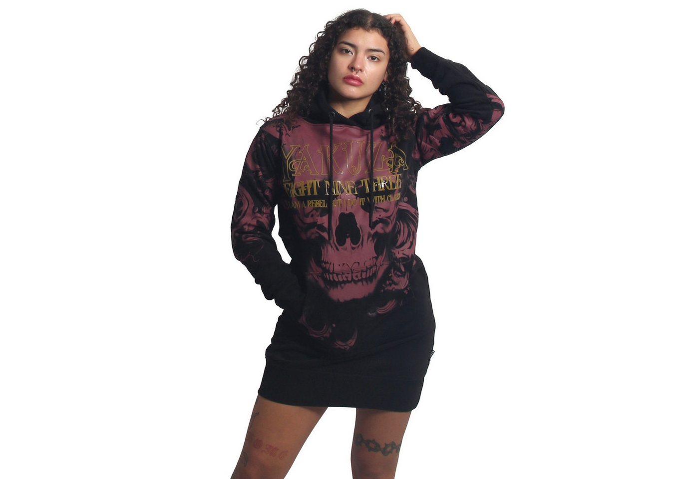 YAKUZA Sweatkleid Lost Skull von YAKUZA
