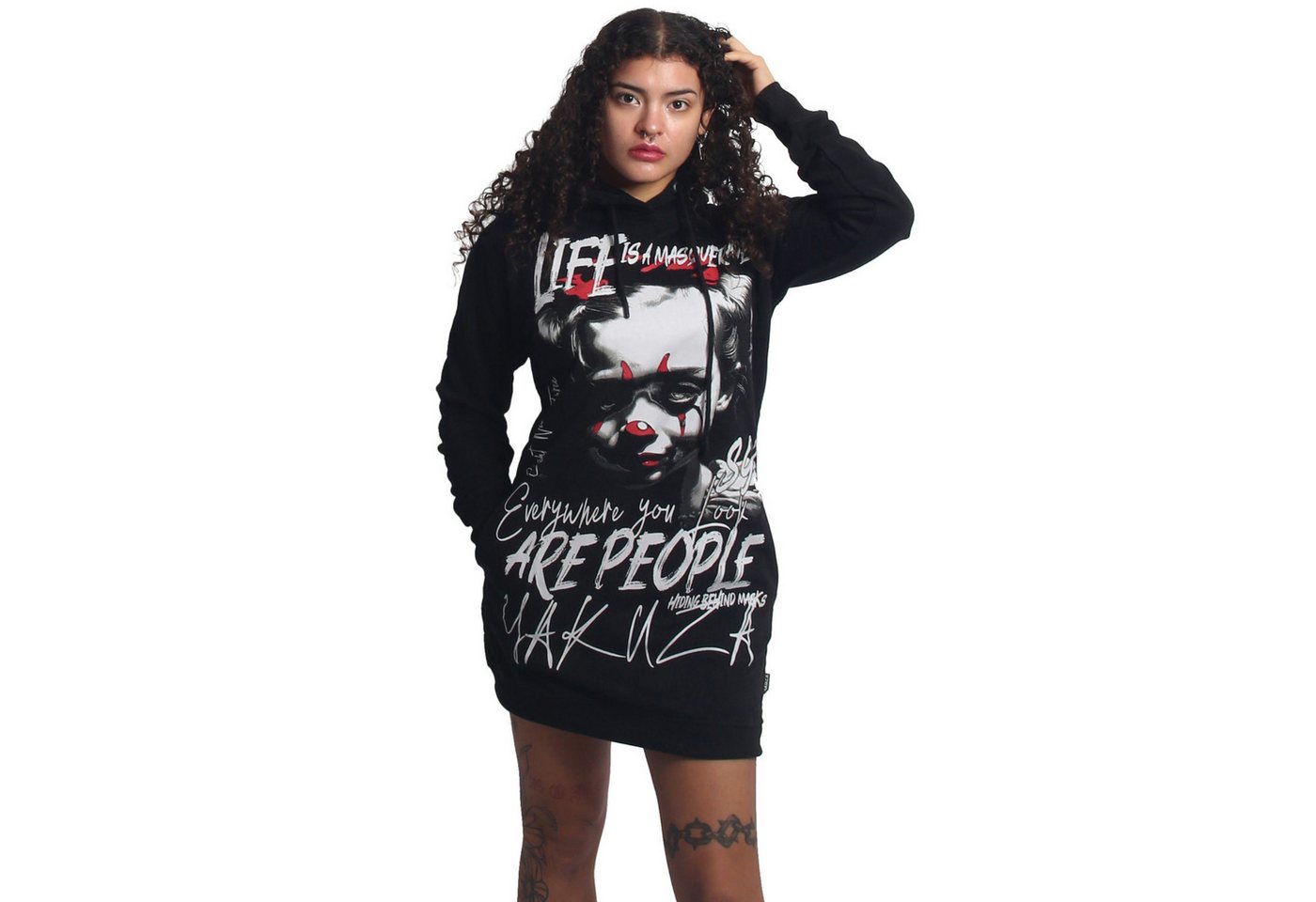 YAKUZA Sweatkleid Masquerade V02 von YAKUZA