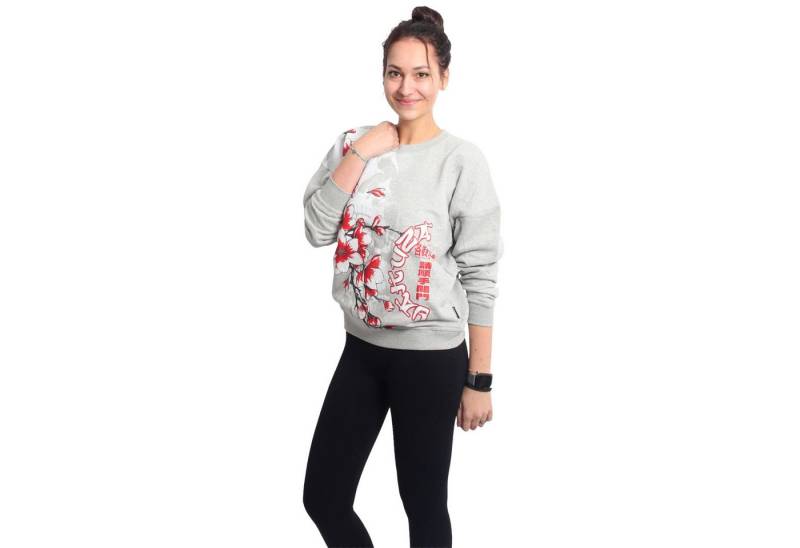 YAKUZA Sweatshirt Hanami im Oversized Look von YAKUZA