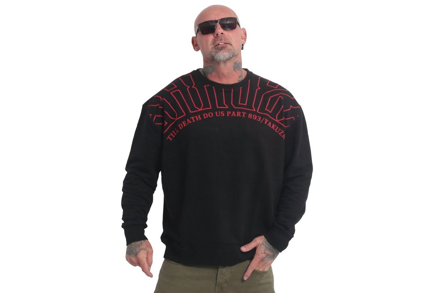 YAKUZA Sweatshirt Warrior im Oversized Look von YAKUZA