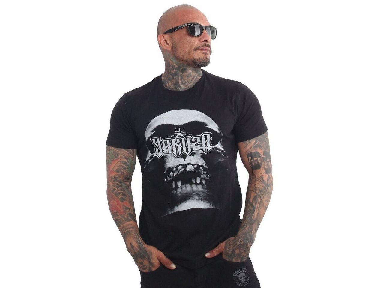 YAKUZA T-Shirt Ghost Skull von YAKUZA