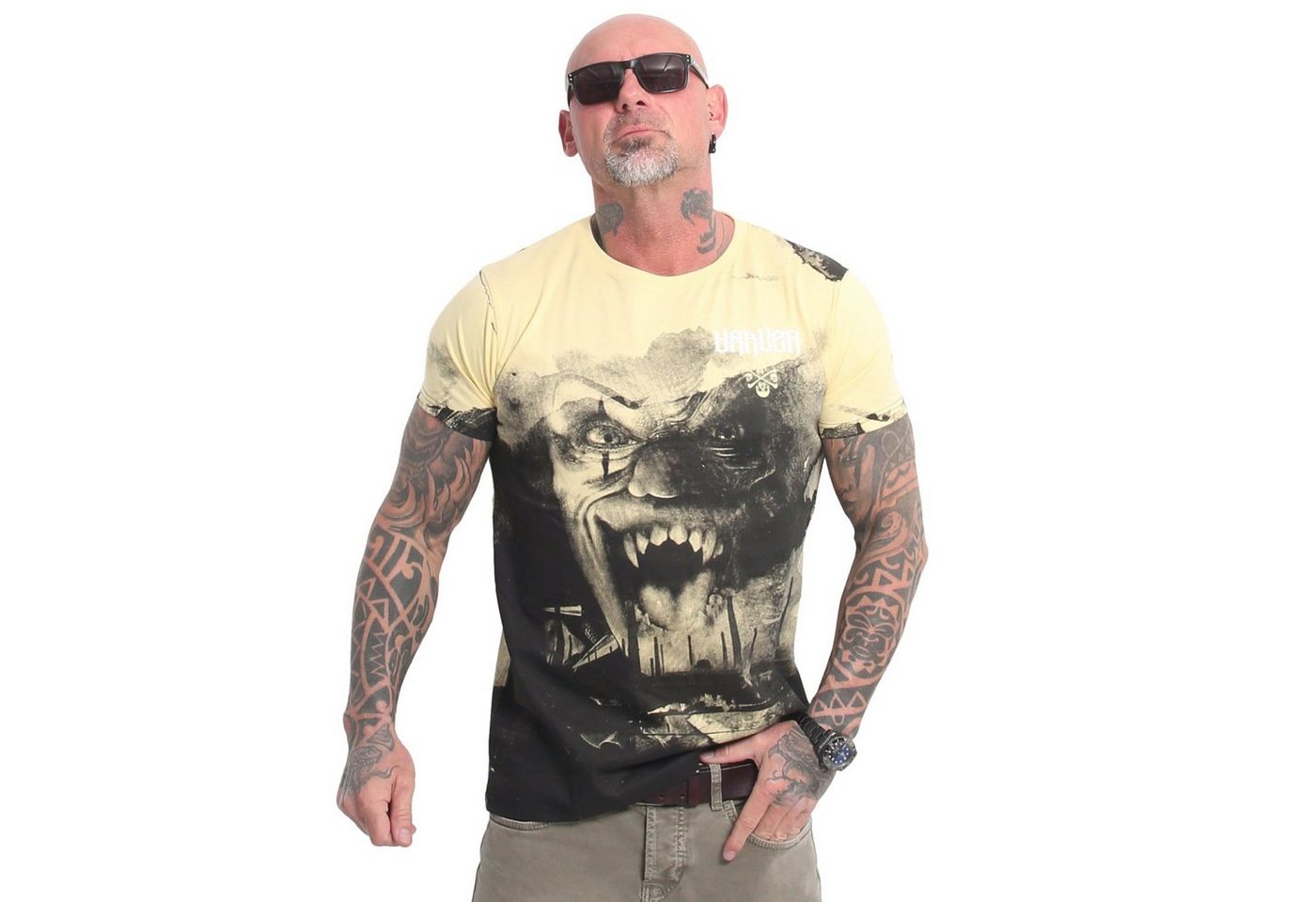 YAKUZA T-Shirt Horror Allover von YAKUZA